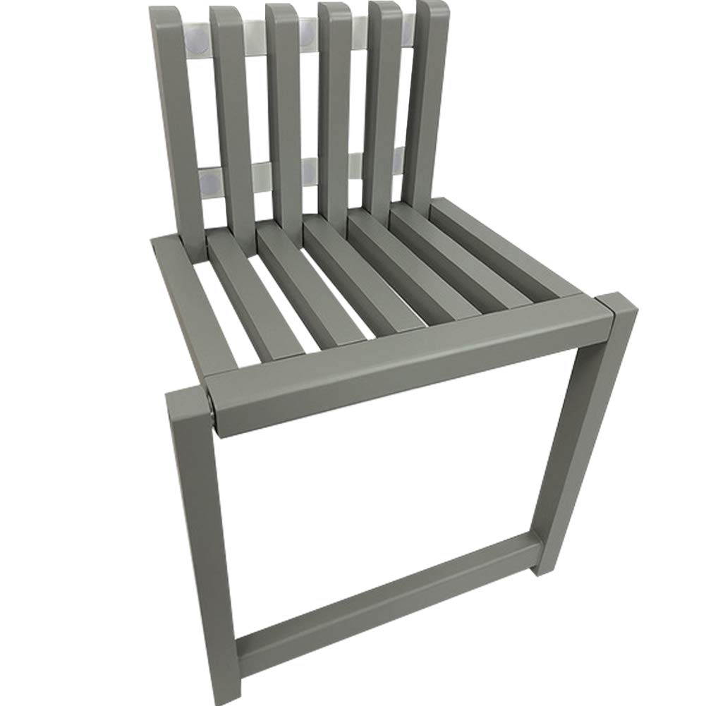 Kelendle Folding Chair Wall-Mounted Invisible Shoe-Changing Stool Made Of Solid Wood Wall Seat Folding With Support Legs Saving